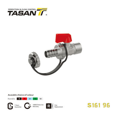 S161 96 금관 악기 보일러 벨브 ISO 228 실 알루미늄 L 손잡이를 가진 232 Psi